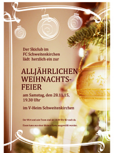 Einladung Weihnachtsfeier 2015